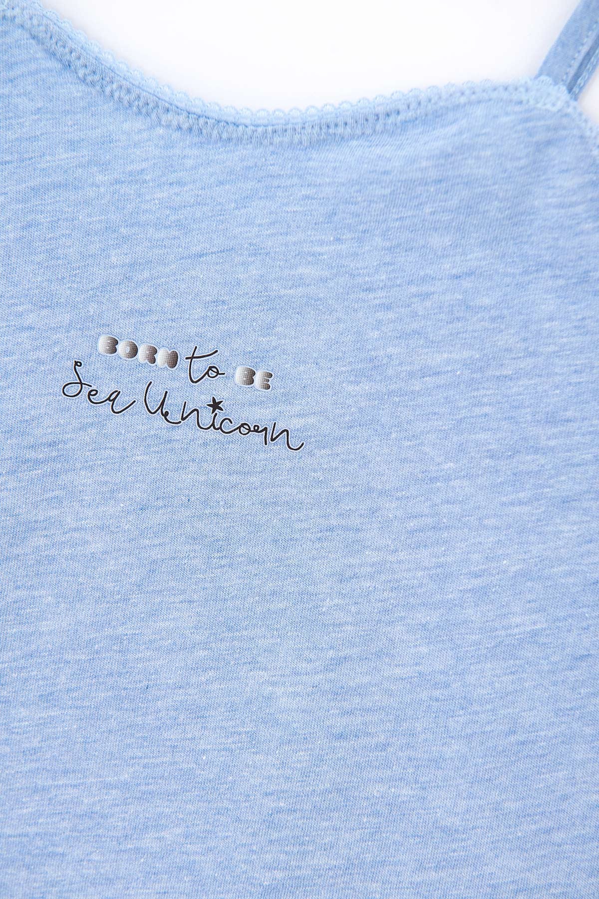 BLUE MELANGE TANKTOP