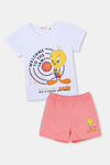 CORAL PYJAMA SET