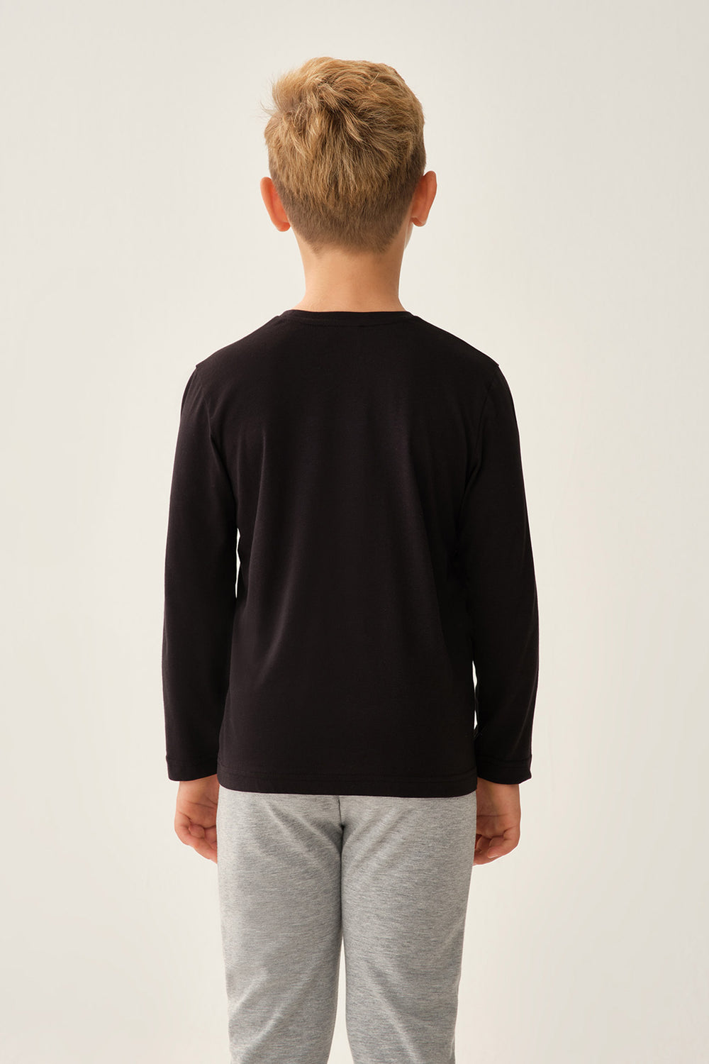 BLACK  T-SHIRT LONG SLEEVE