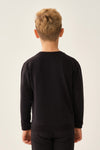 Siyah Erkek Çocuk Sweatshirt