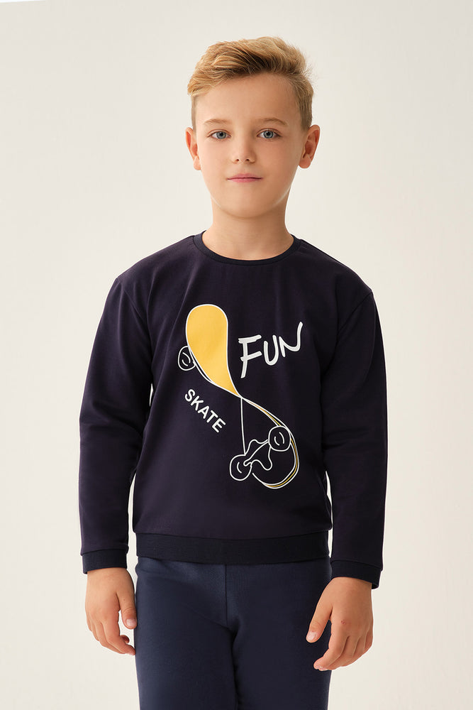 NAVY SWEATSHIRT