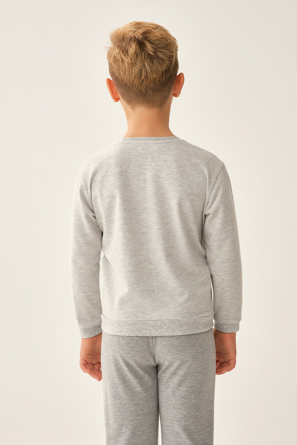 Gri Erkek Çocuk Sweatshirt