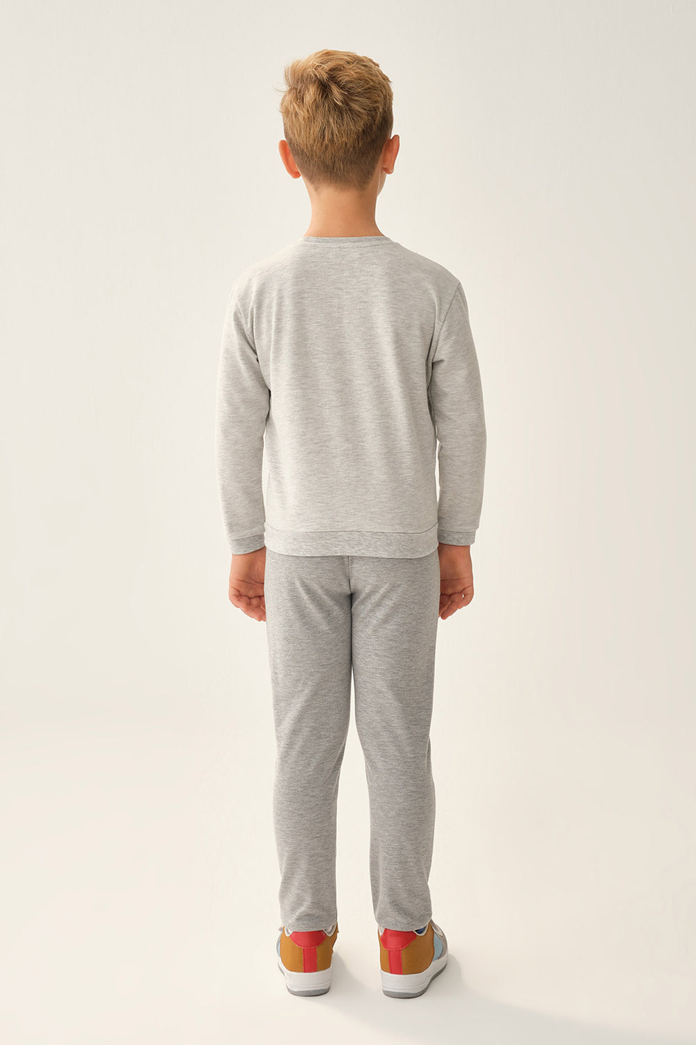 Gri Erkek Çocuk Sweatshirt
