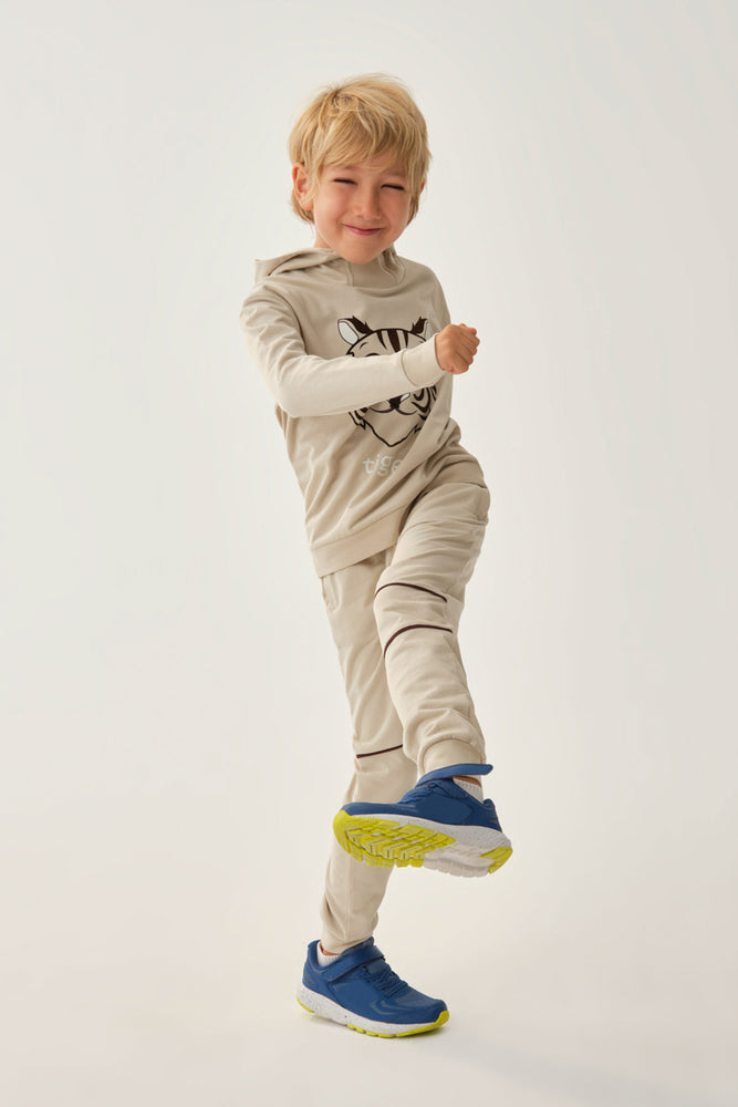 BEIGE TRACKSUIT BOTTOM