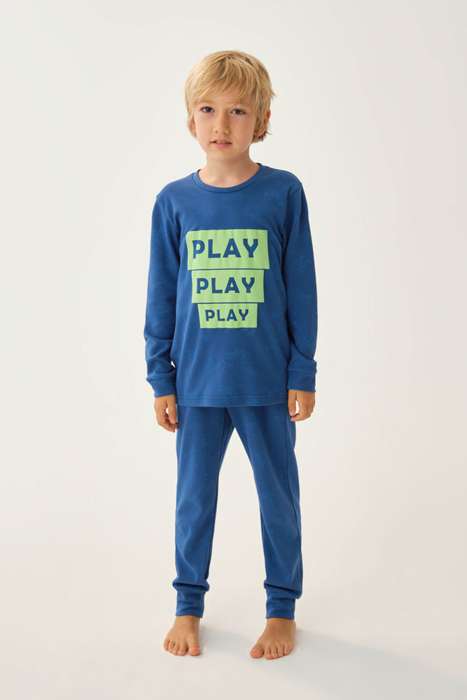 NAVY PYJAMA SET