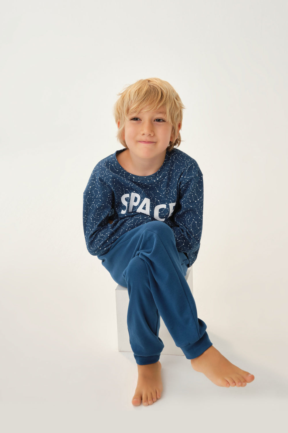 NAVY PYJAMA SET