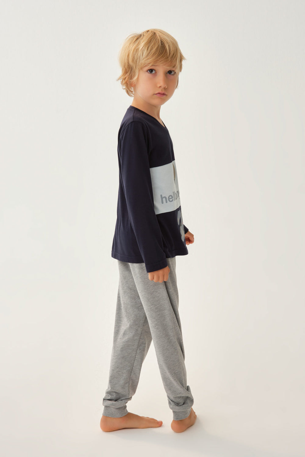 NAVY PYJAMA SET