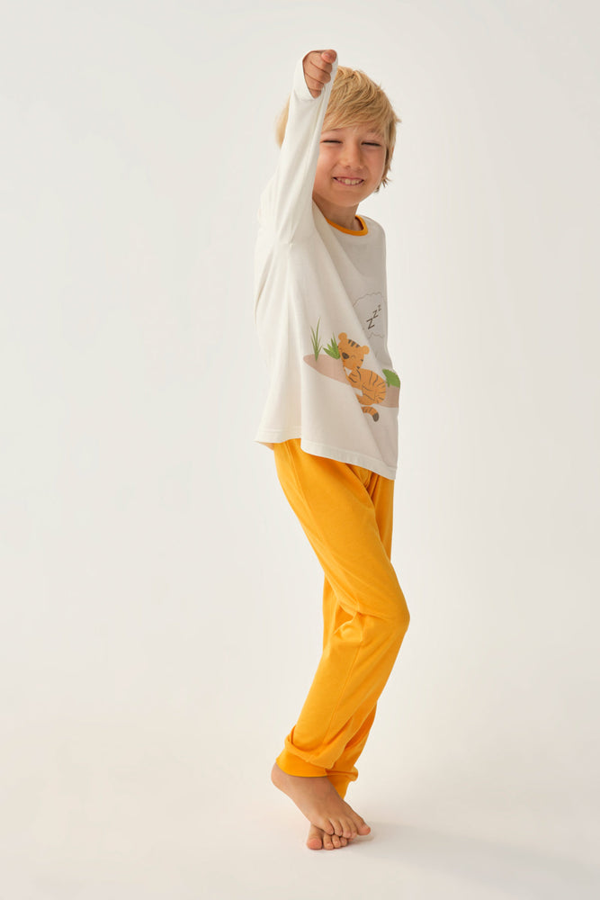 ORANGE PYJAMA SET