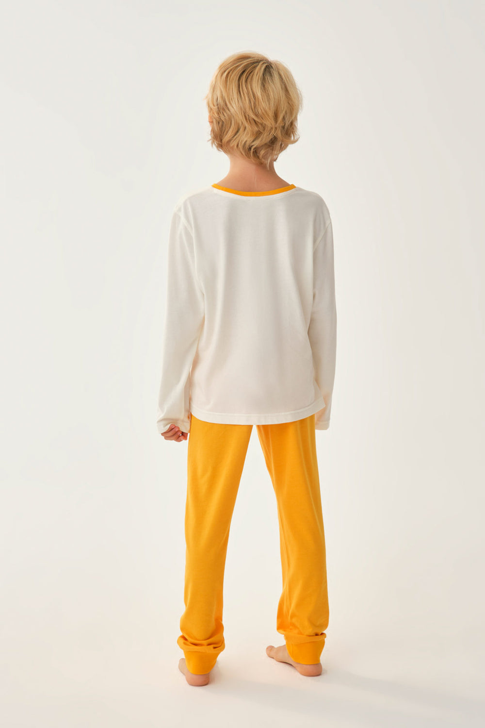 ORANGE PYJAMA SET