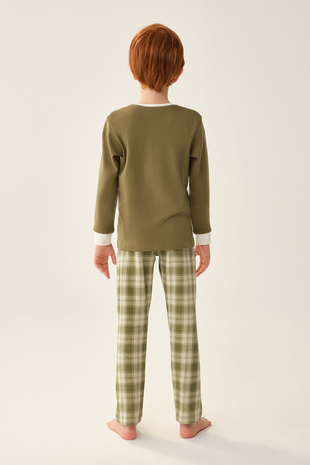 KHAKI PYJAMA SET