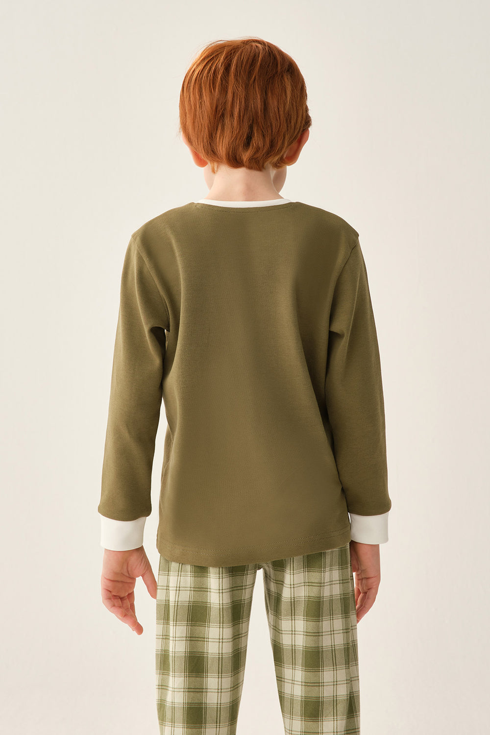 KHAKI PYJAMA SET