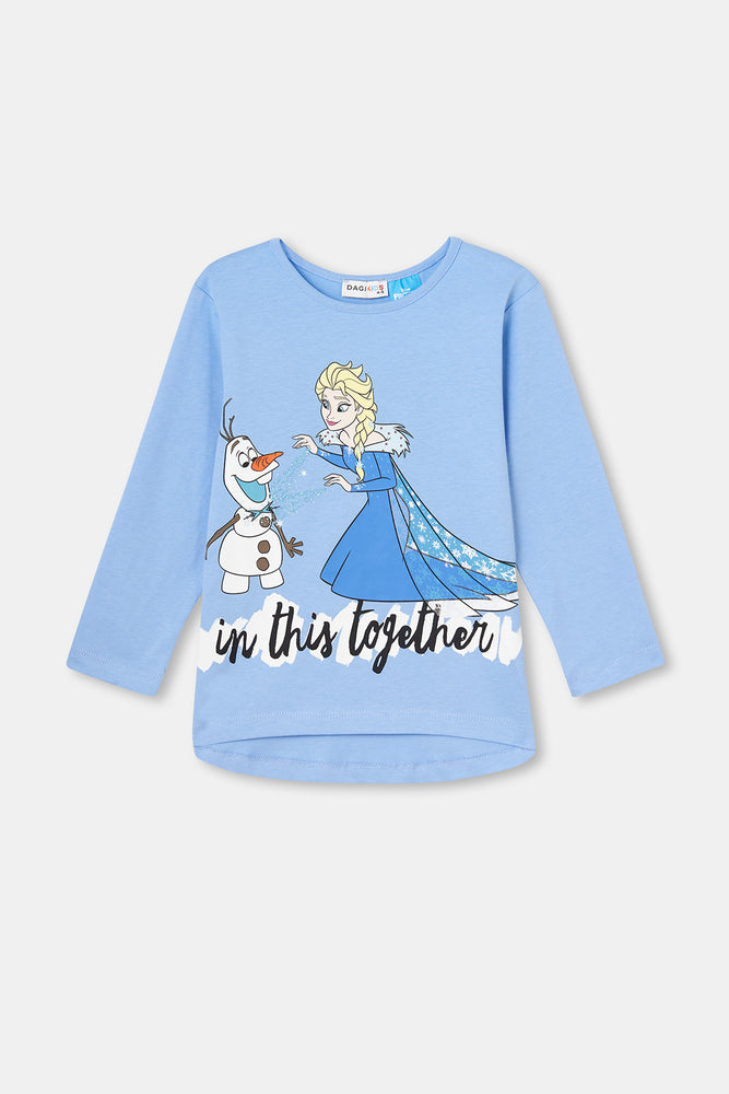 BLUE  T-SHIRT LONG SLEEVE