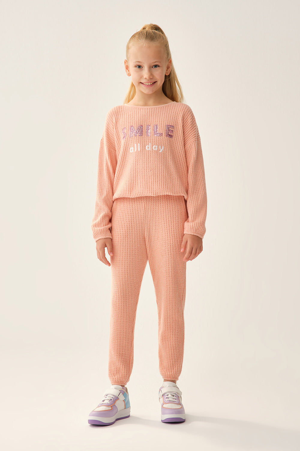 CORAL TRACKSUIT BOTTOM