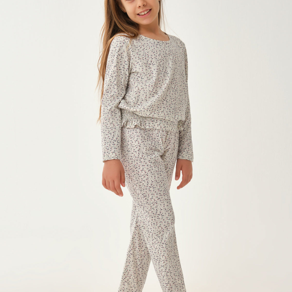 WHITE PYJAMA SET 21WG17014GB_BY | Dagi