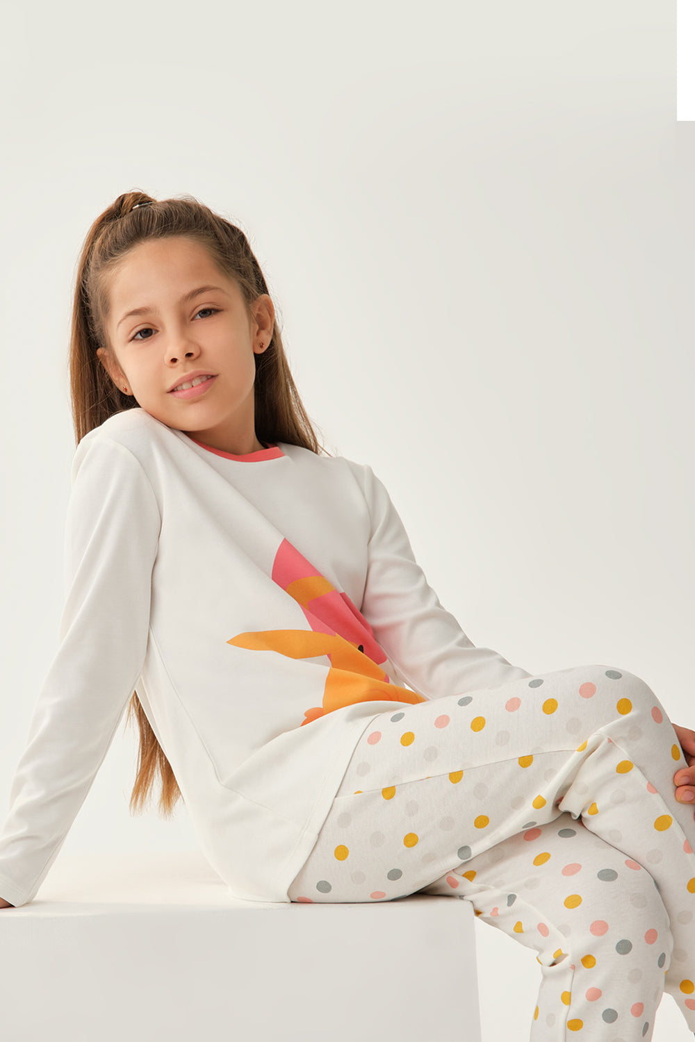 WHITE PYJAMA SET