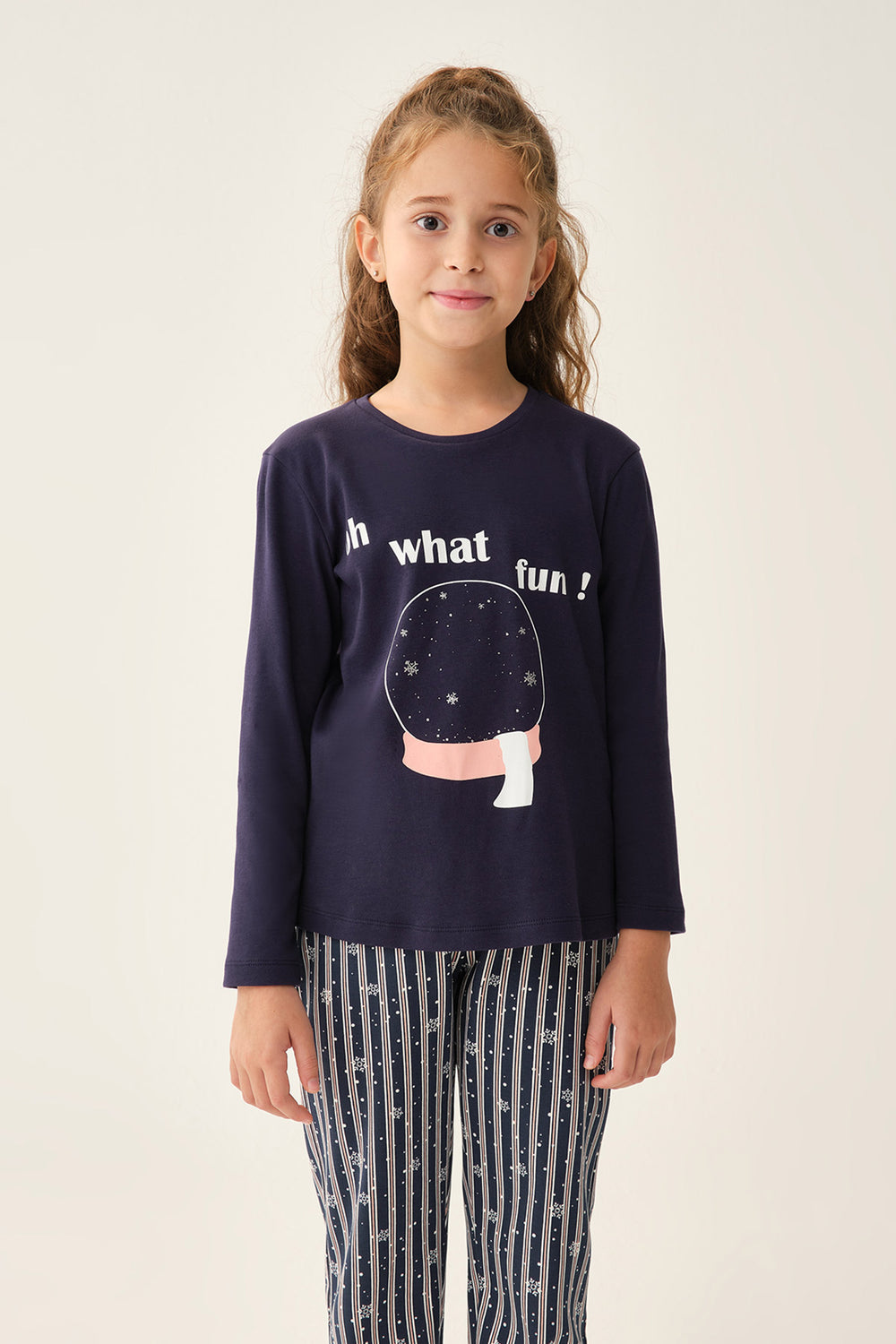 NAVY PYJAMA SET