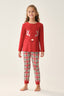 RED PYJAMA SET