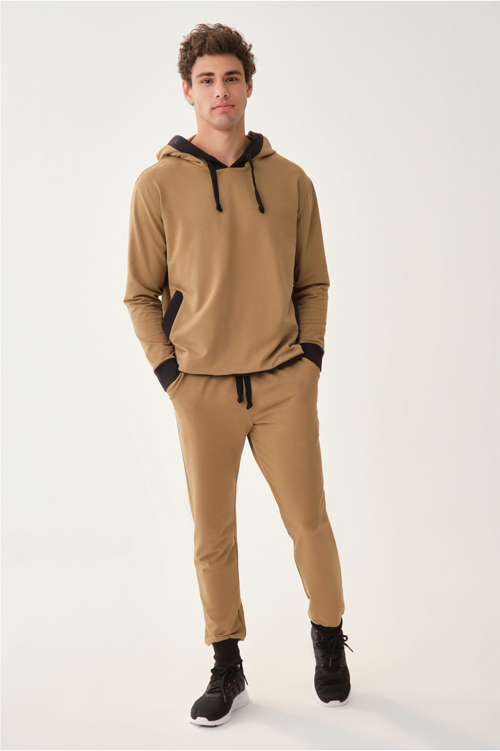LIGHT BROWN TRACKSUIT BOTTOM