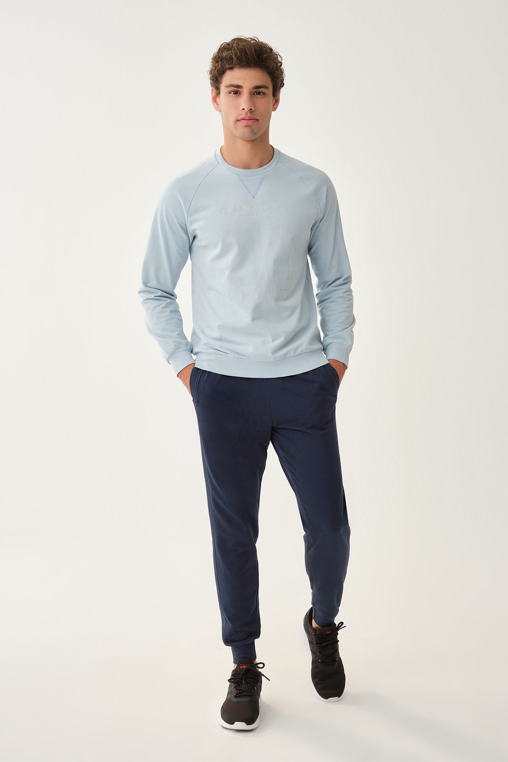 NAVY TRACKSUIT BOTTOM