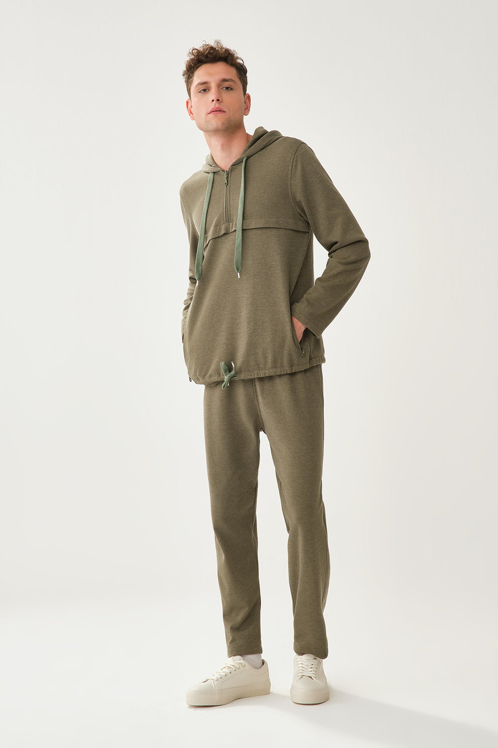 GREEN TRACKSUIT BOTTOM