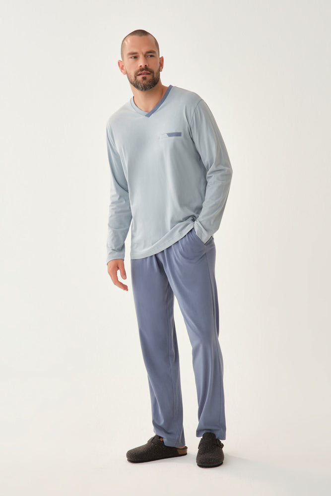 LIGHT BLUE PYJAMA SET