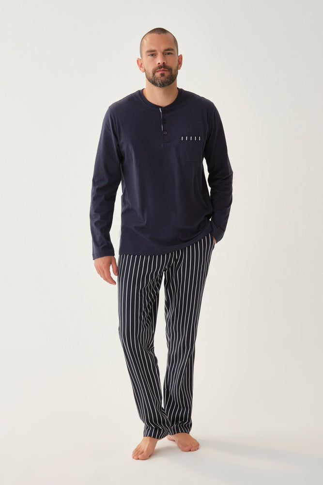 NAVY PYJAMA SET