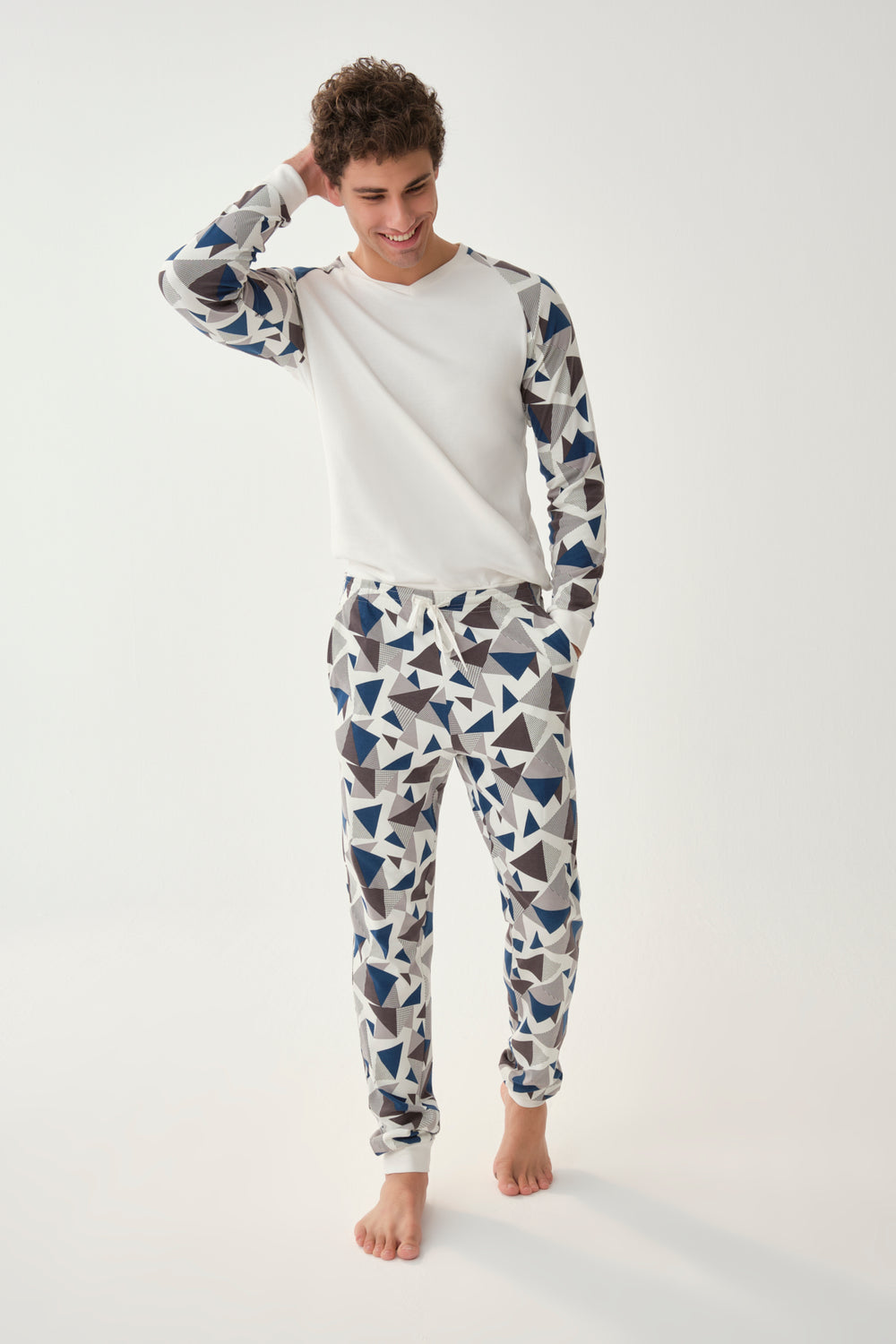 STONE GREY PYJAMA SET