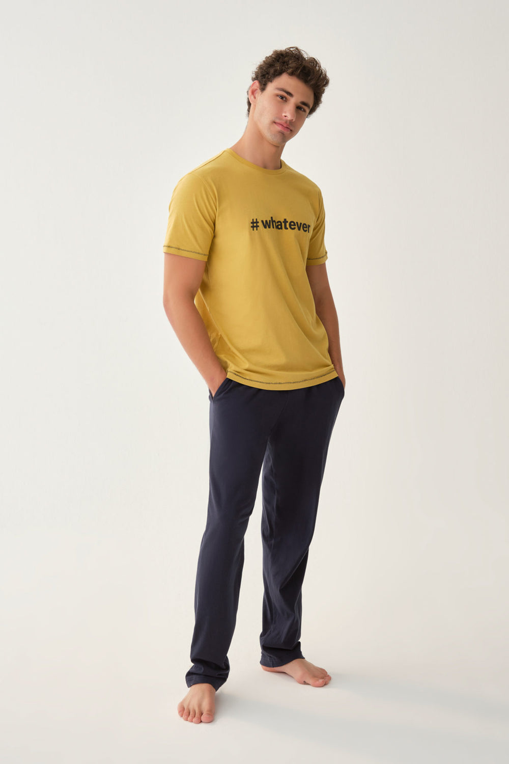 MUSTARD PYJAMA SET