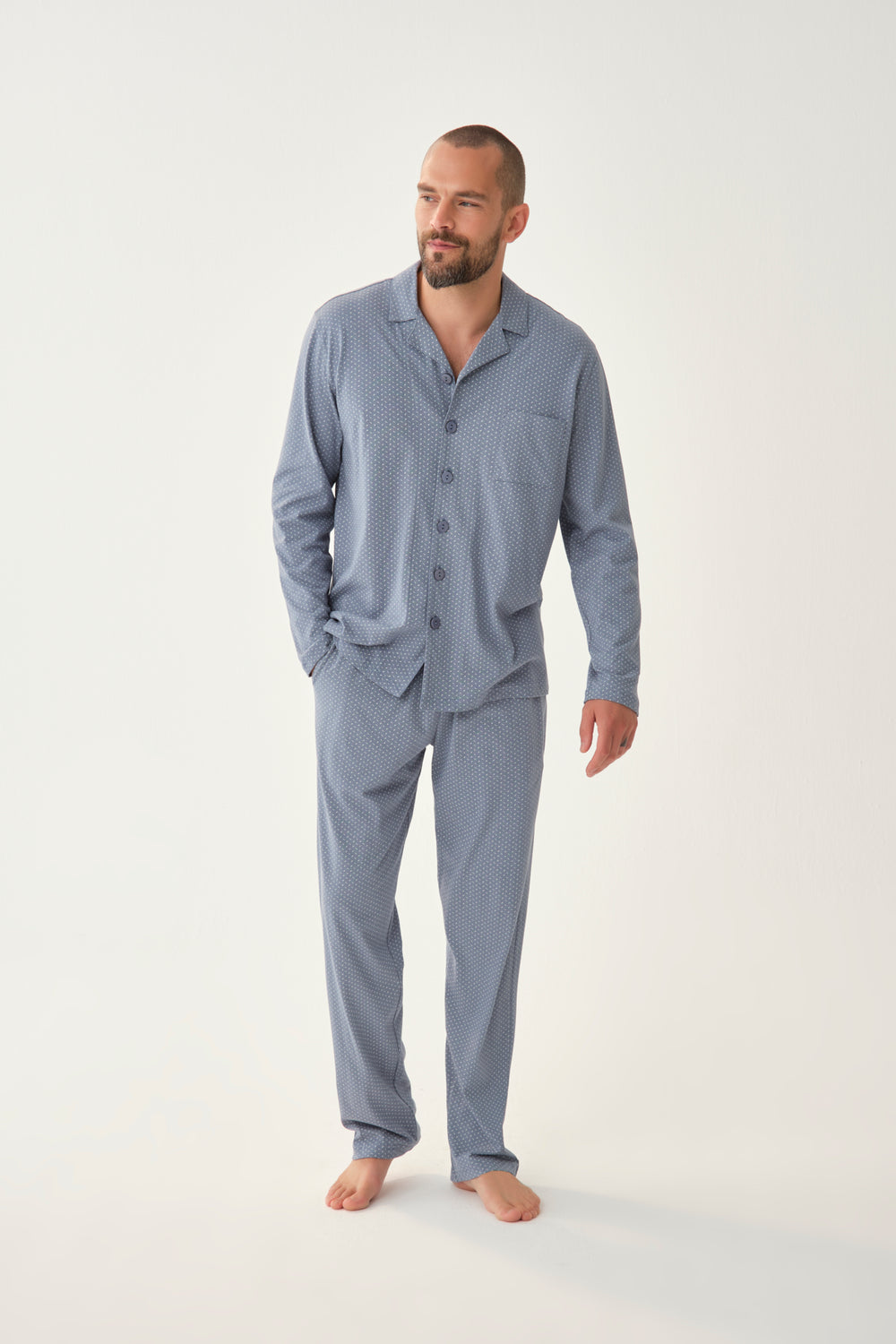 LIGHT BLUE PYJAMA SET