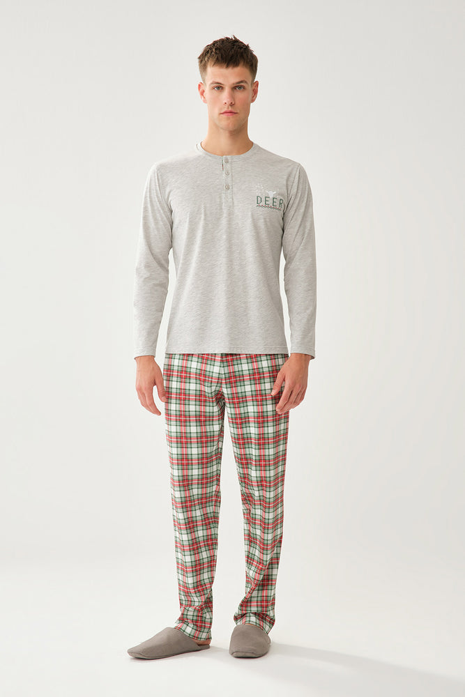 GREY PYJAMA SET