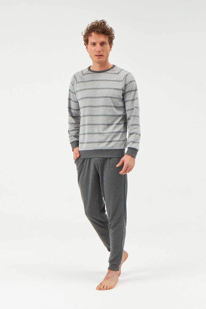 GREY PYJAMA SET