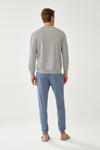 GREY MELANGE PYJAMA SET