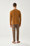BROWN PYJAMA SET