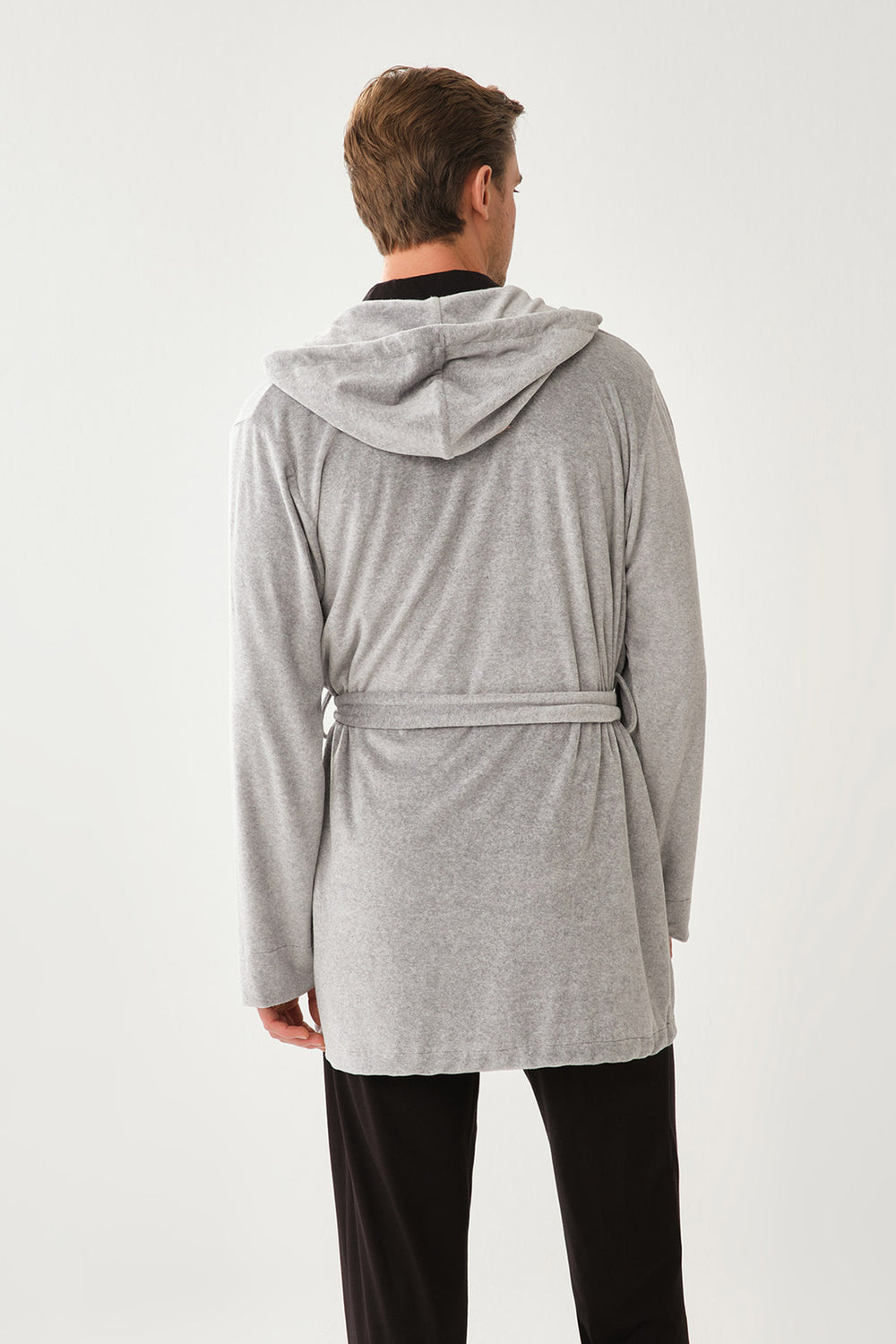 Grey Robe Men Men's Robe