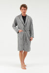 GREY MELANGE ROBE