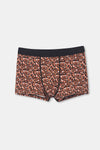 Hardal D-Men Desenli Compact Penye Boxer