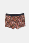 Hardal D-Men Desenli Compact Penye Boxer