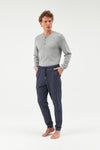 NAVY PYJAMA BOTTOM