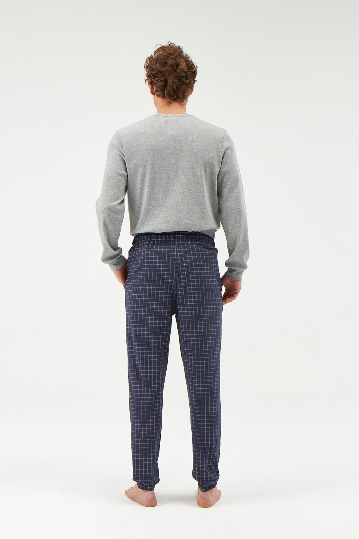 NAVY PYJAMA BOTTOM