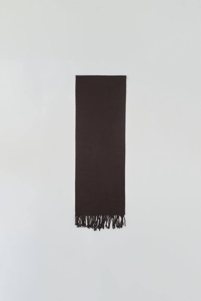 BROWN SCARF BEANIE SET