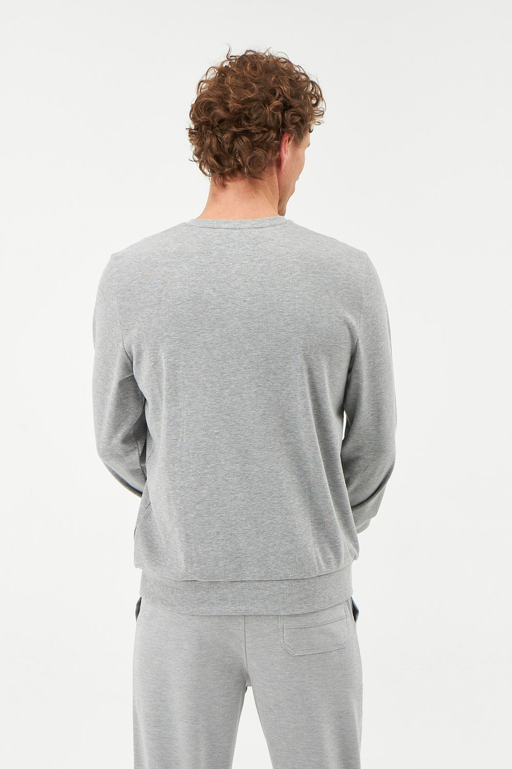 GREY PYJAMA TOP