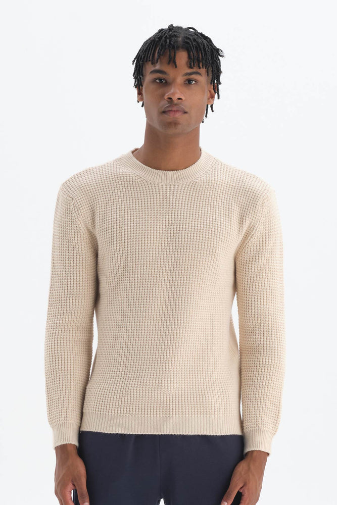 BEIGE SWEATER