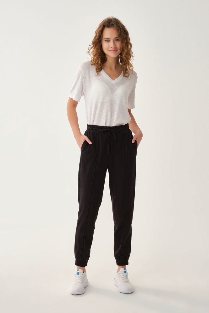 BLACK TRACKSUIT BOTTOM
