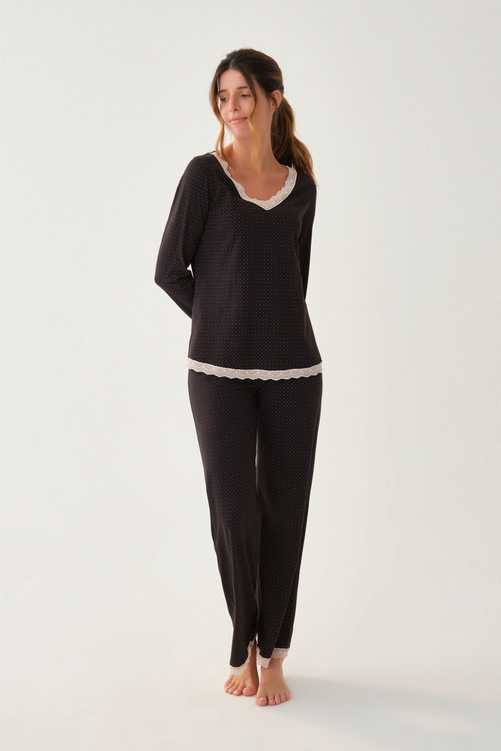 BLACK PYJAMA SET