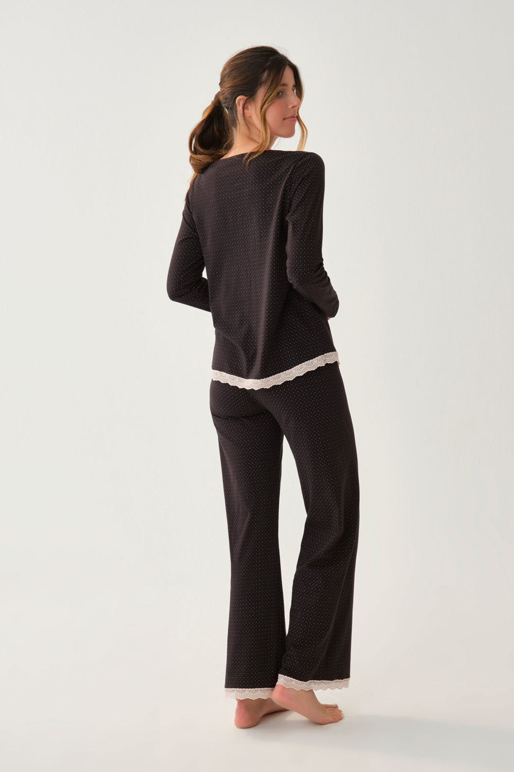 BLACK PYJAMA SET