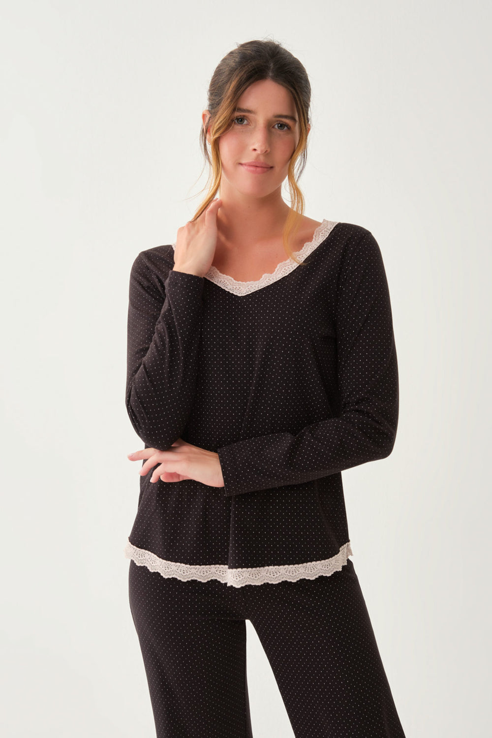 BLACK PYJAMA SET
