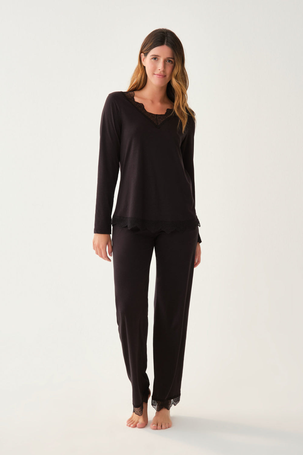 BLACK PYJAMA SET