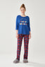 BLUE PYJAMA SET