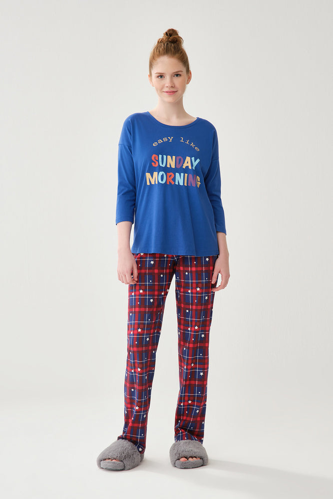 BLUE PYJAMA SET