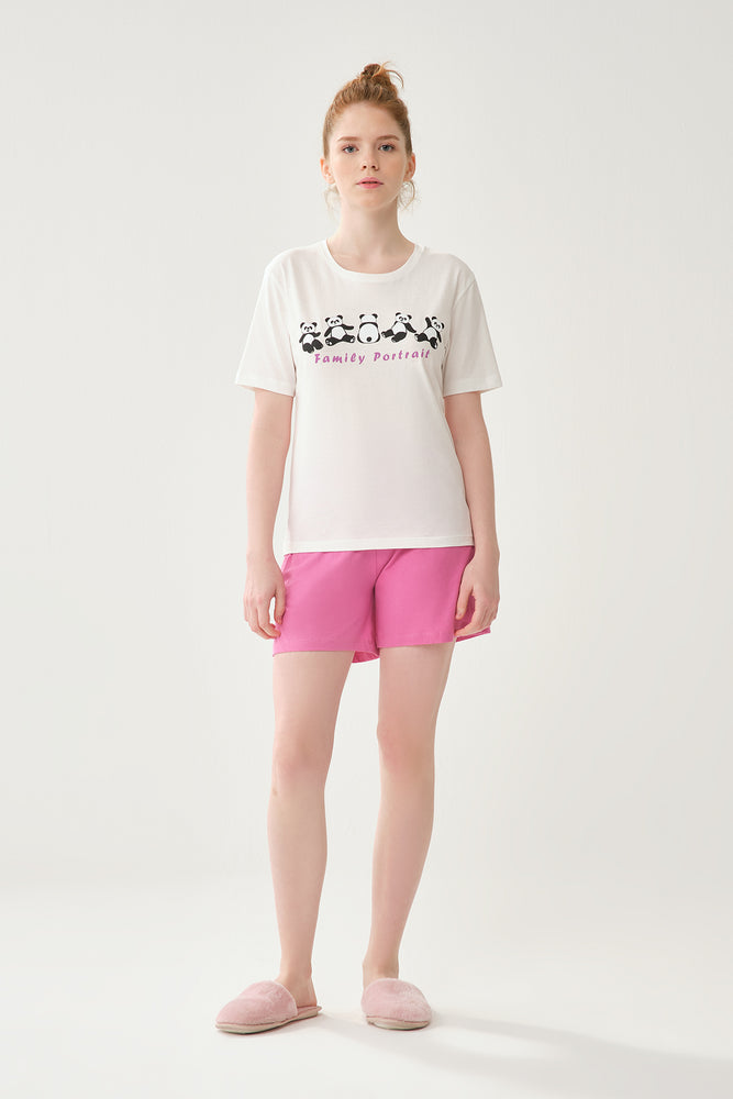 ECRU SHORT PYJAMA SET